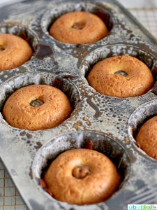 Mini Citrus Bundt Cakes in pan