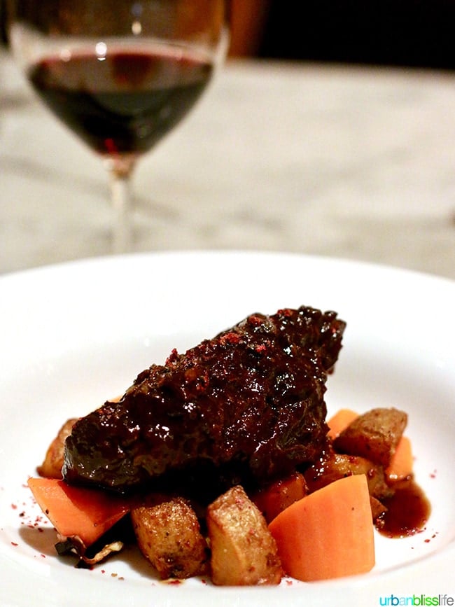 Gracie's restaurant beef cheeks