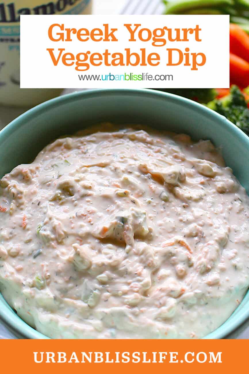 greek yogurt veggie dip
