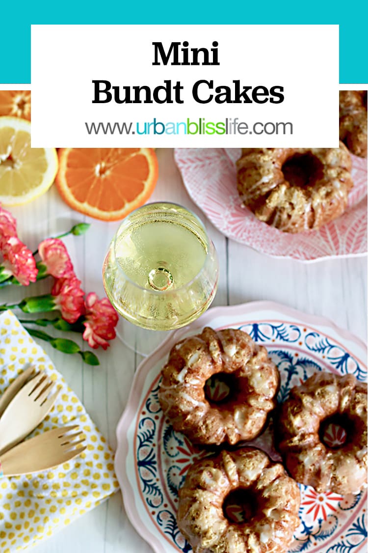 mini bundt cakes with citrus on urbanblisslife.com