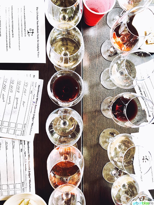 wine competition judging