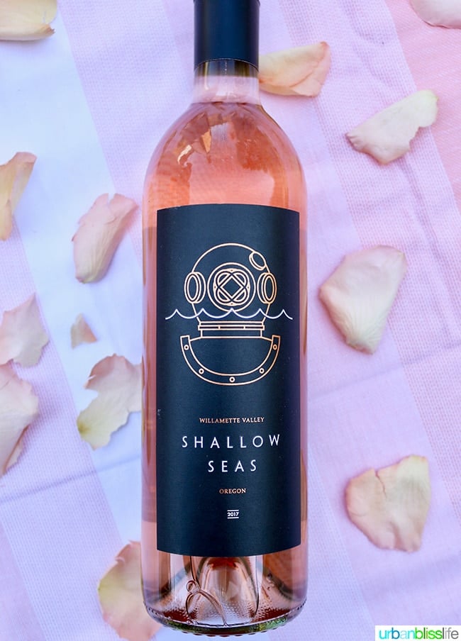 Shallow Seas rose wine