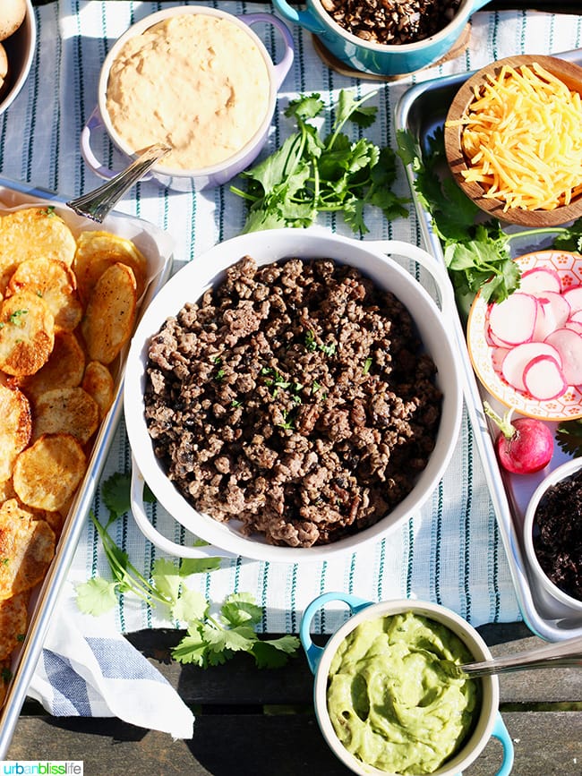 Loaded Mushroom and Beef Pub Chips Bar