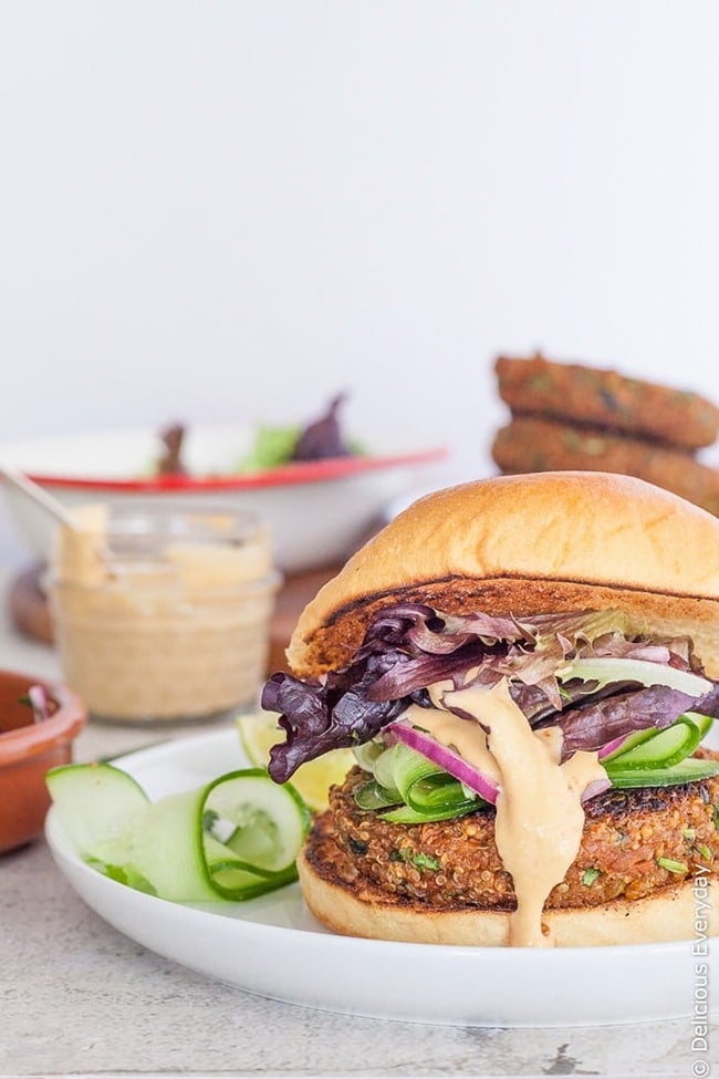 Quinoa Vegetarian Burgers