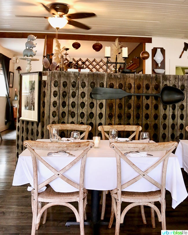 inside the The Bewildered Pig restaurant 