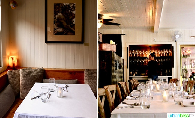 inside the The Bewildered Pig restaurant 
