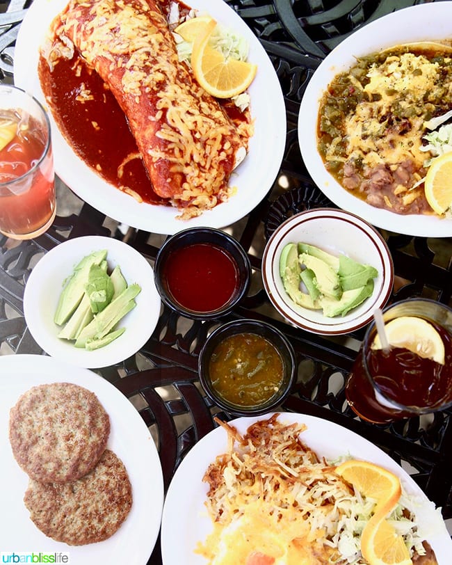 food at cafe de benavidez in Albuquerque