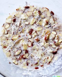 Swedish Visiting Cake Bars topping mix