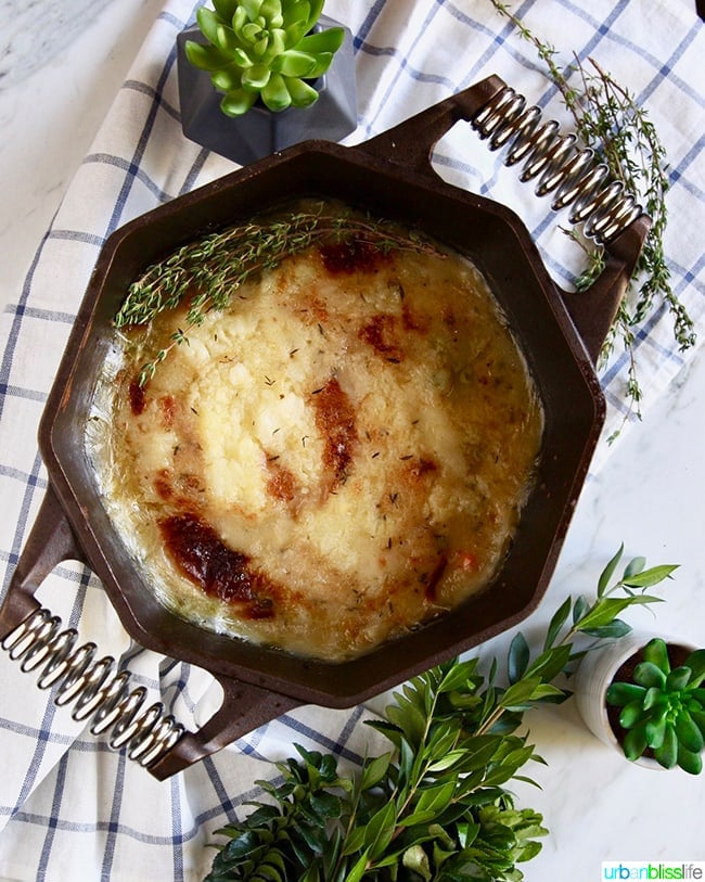 dutch oven shepherd's pie