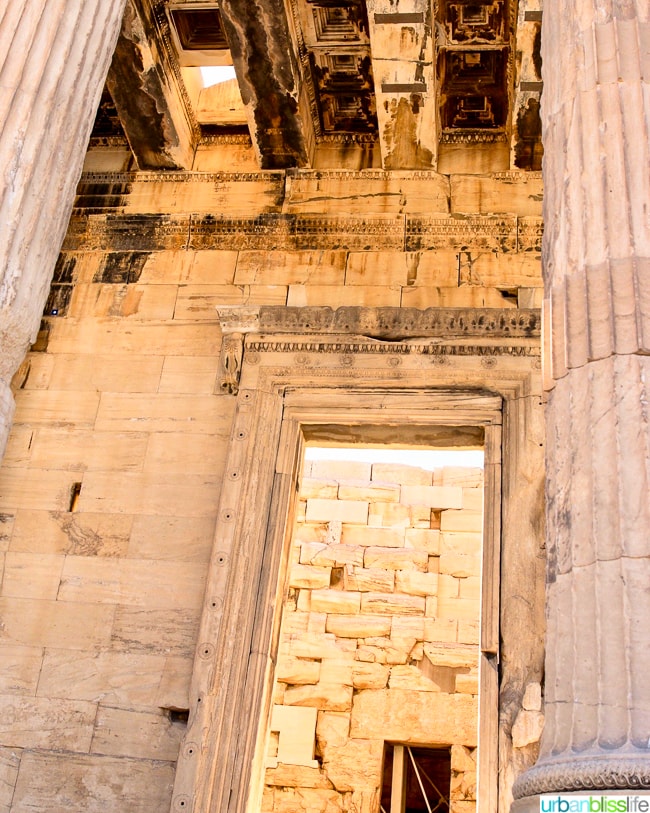 The Erechtheion at the Acropolis