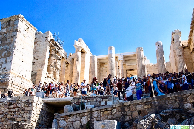 Parthenon at the Acropolis in Athens, Greece