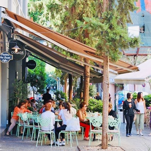 Athens street cafe