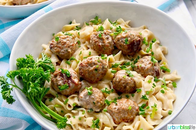 Instant Pot Swedish Meatballs landscape