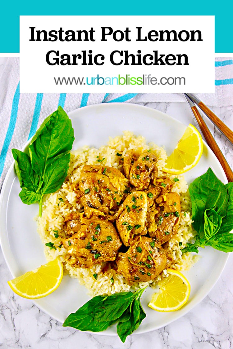 Instant Pot Lemon Garlic Chicken