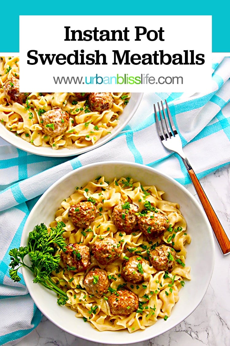 Instant Pot Swedish Meatballs