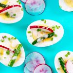 Easy Veggie Ranch Egg Appetizers