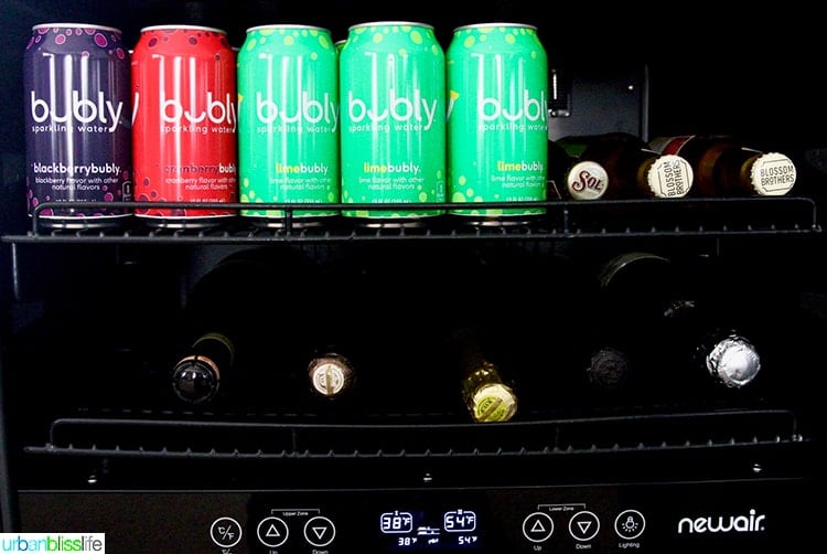 NewAir beverage fridge