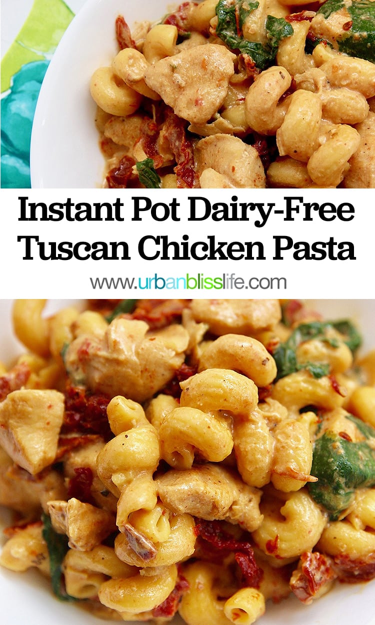 Dairy-Free Instant Pot Tuscan Chicken Pasta main