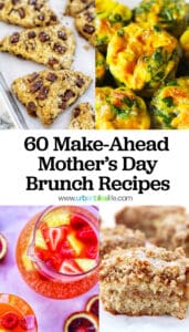Mother's Day brunch recipes collage with text 2