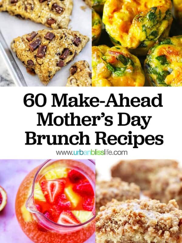 Mother's Day brunch recipes collage with text 2