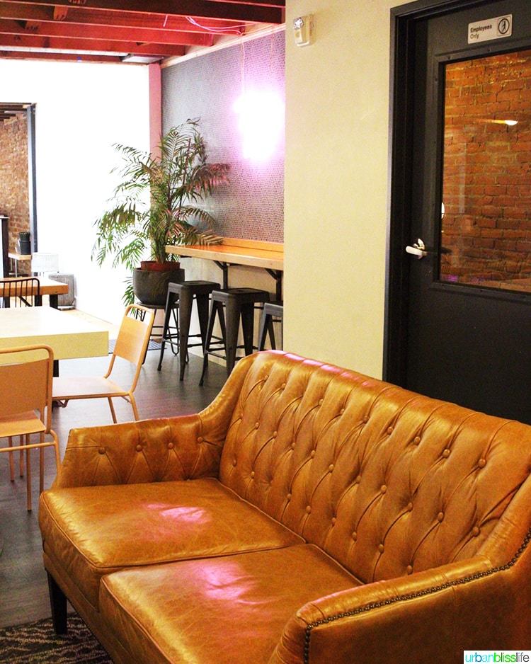 couch at Bar Miranda