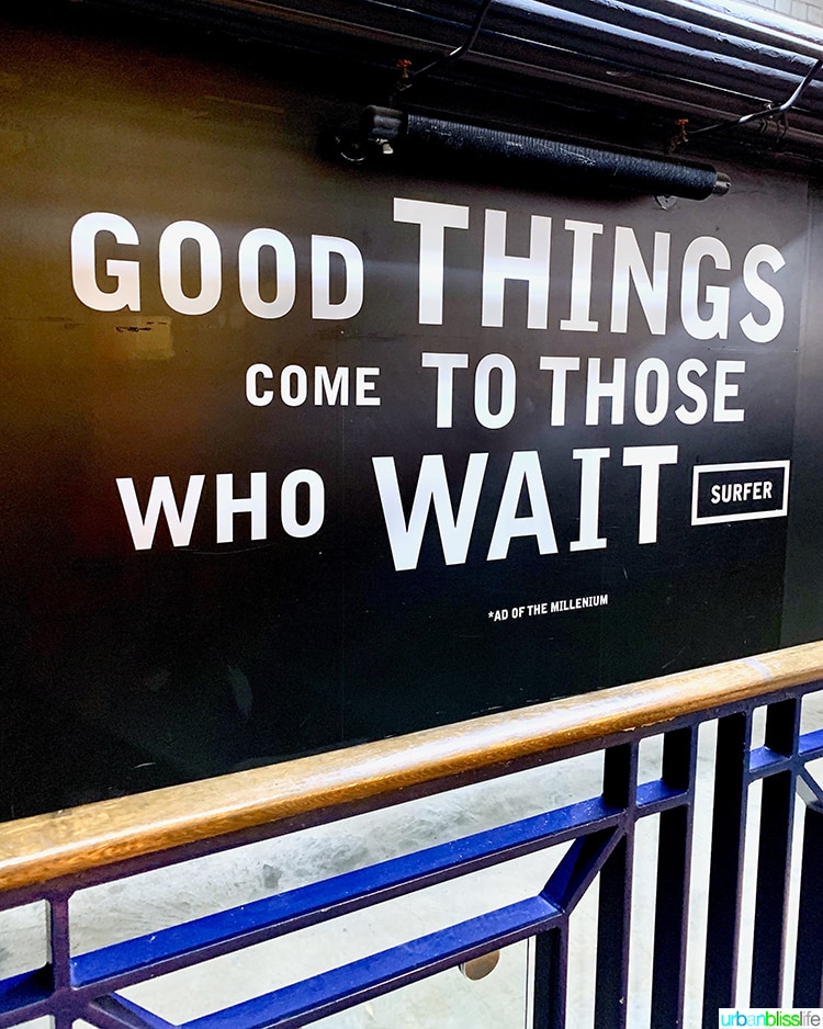 Good Things Come to Those Who Wait Guinness Storehouse