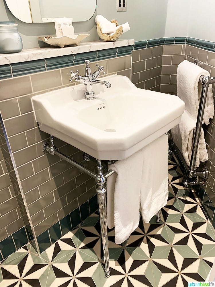 bathroom sink in Wilder Townhouse, Dublin