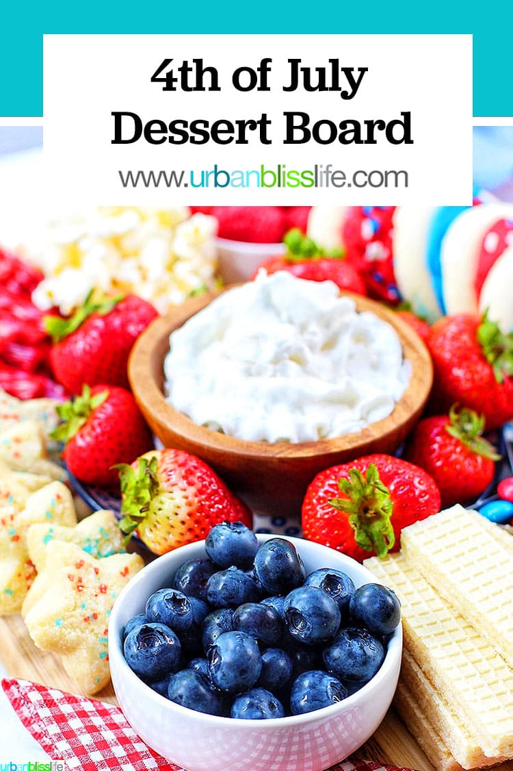4th of july dessert board