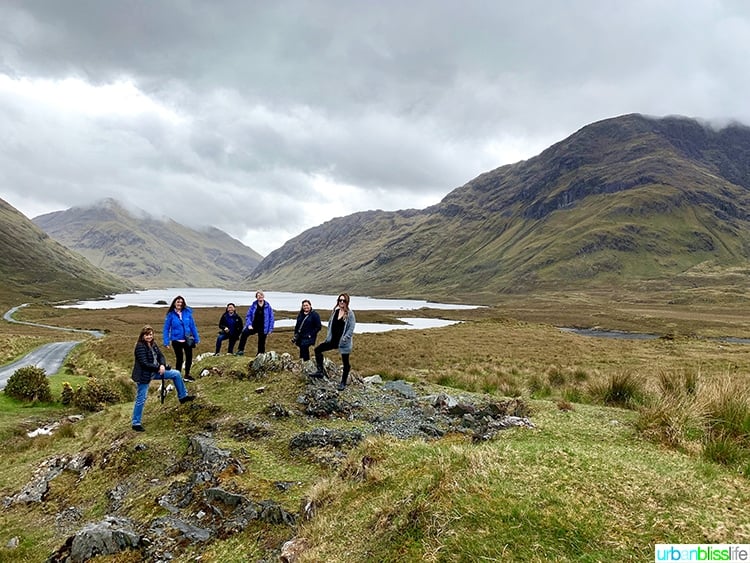 tourism Ireland group pic in county Mayo Ireland