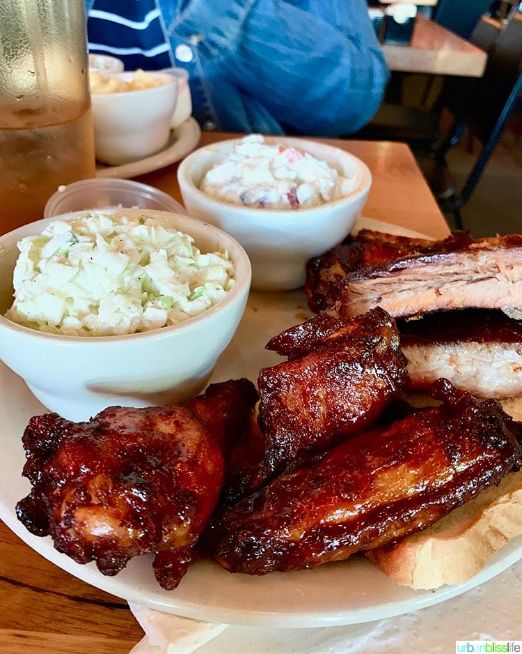 ribs at fox bros bbq in atlanta