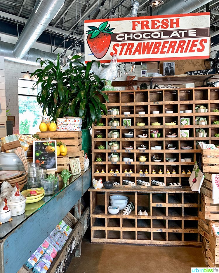 home goods display.