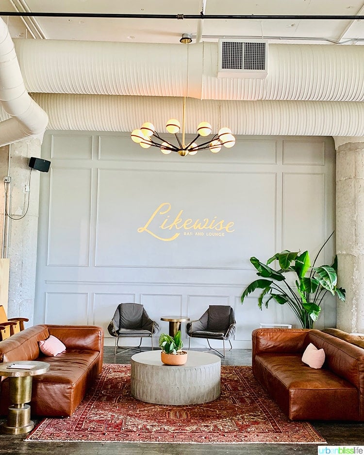 cozy seating area at Ponce City Market.