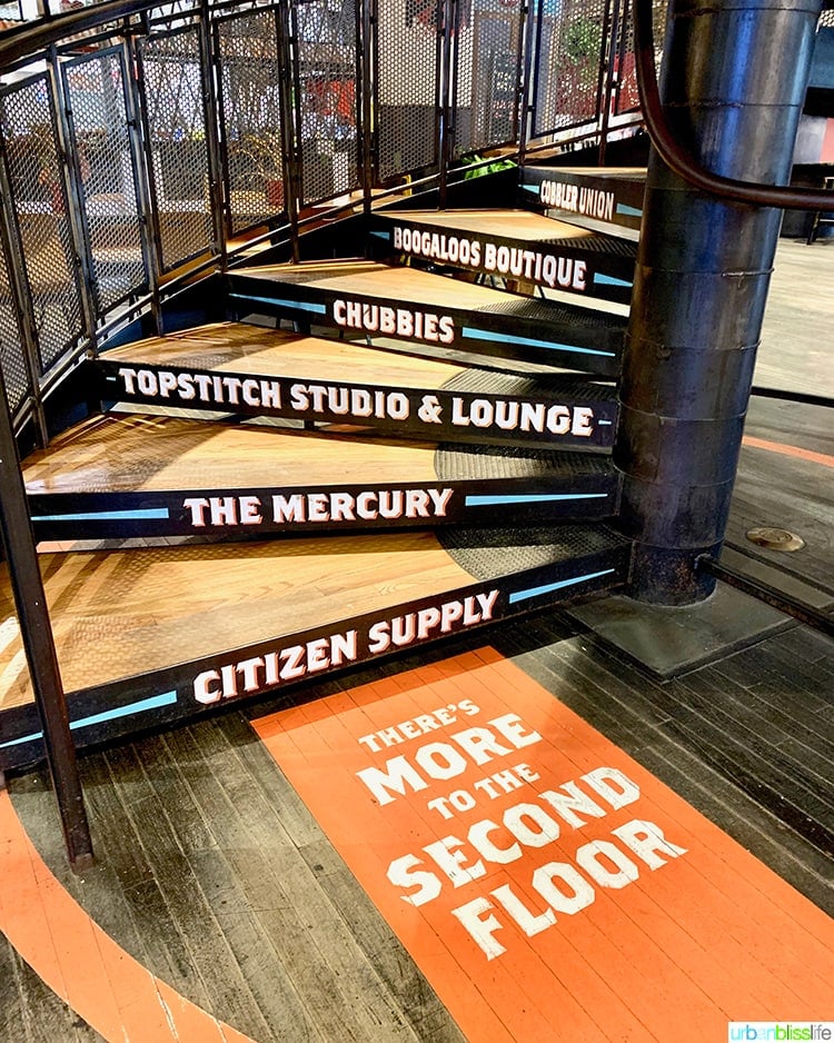 Ponce City Market steps.