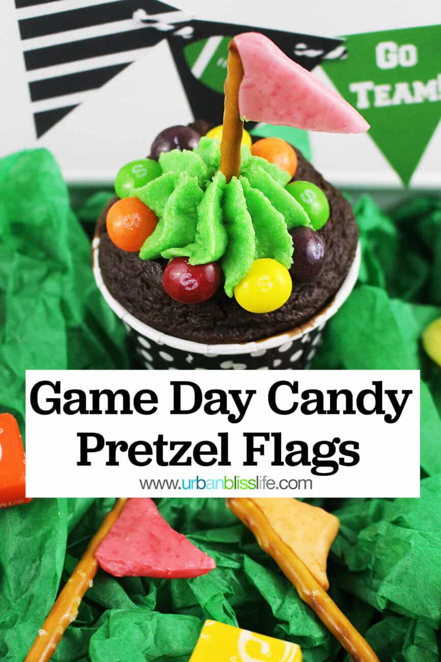 game day pretzel flags