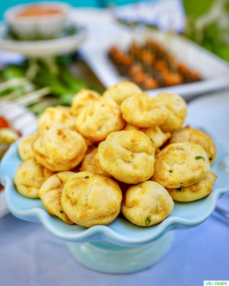 gougere bites
