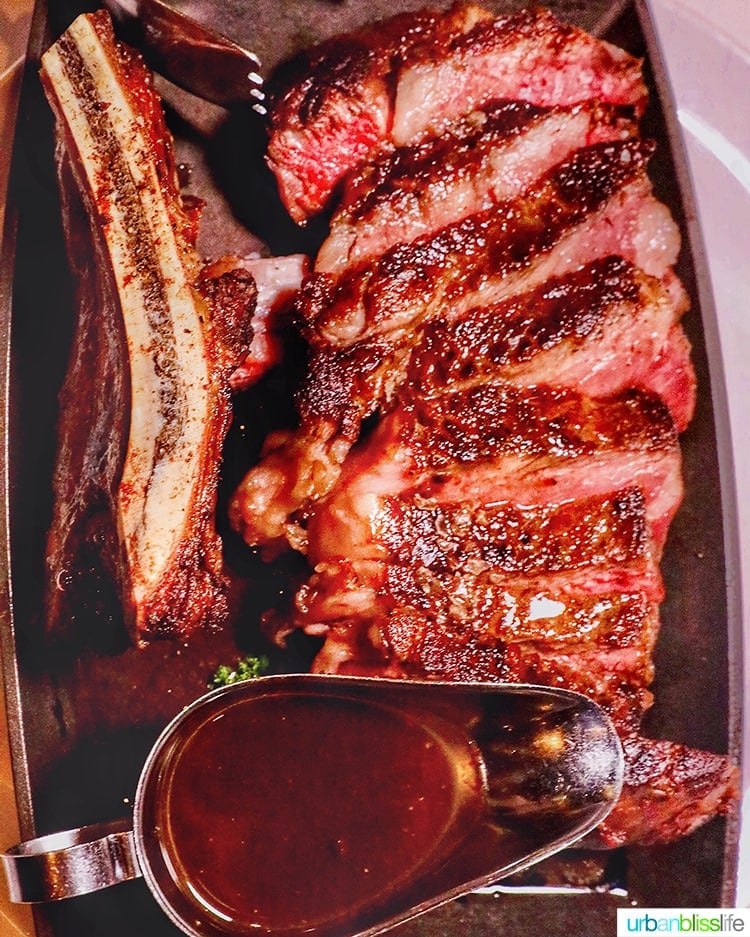 ribeye steak.