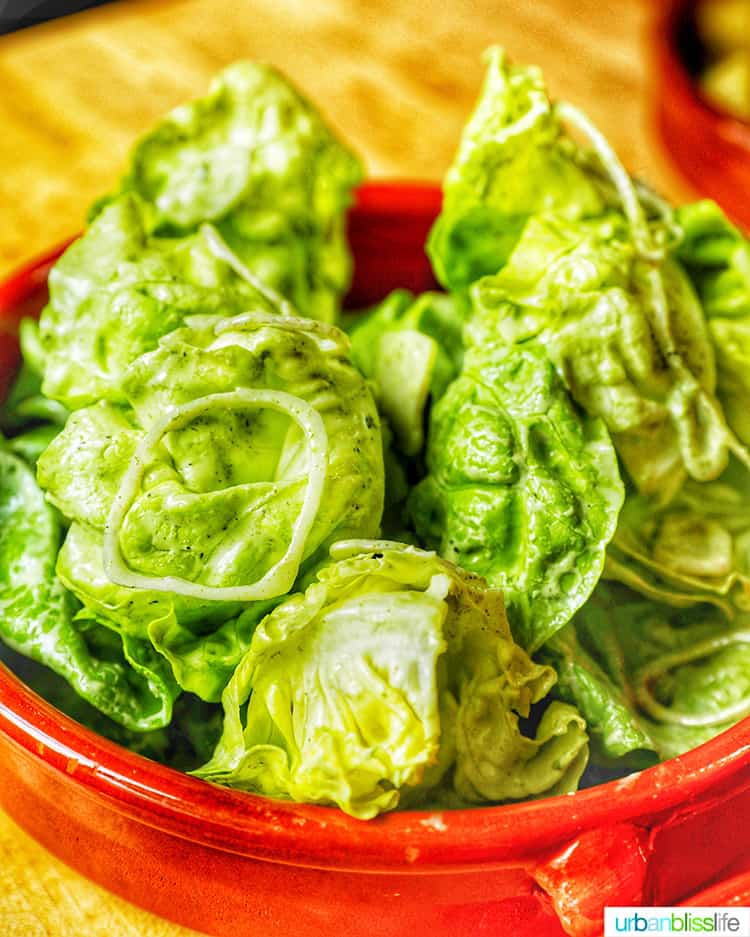 butter lettuce salad