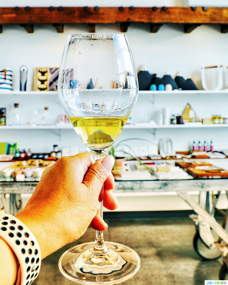 Foundry Vineyard white wine glass store