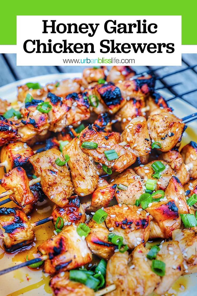 Honey Garlic Chicken Skewers
