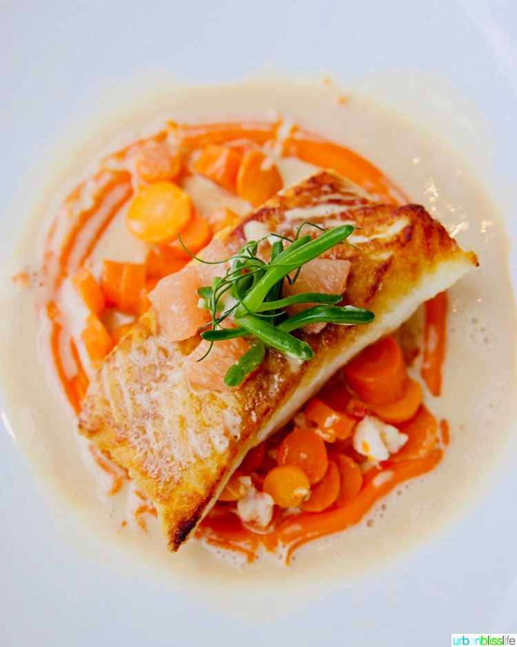 fish at queensyard restaurant NYC 