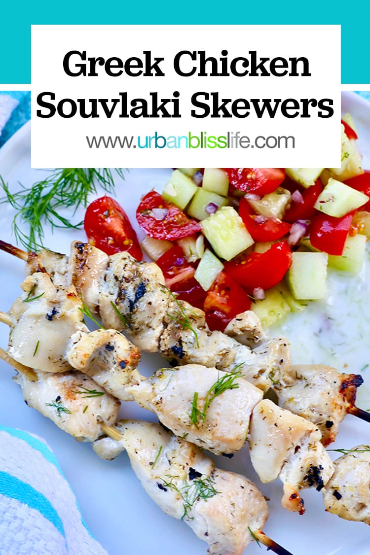 Greek Chicken Souvlaki Skewers