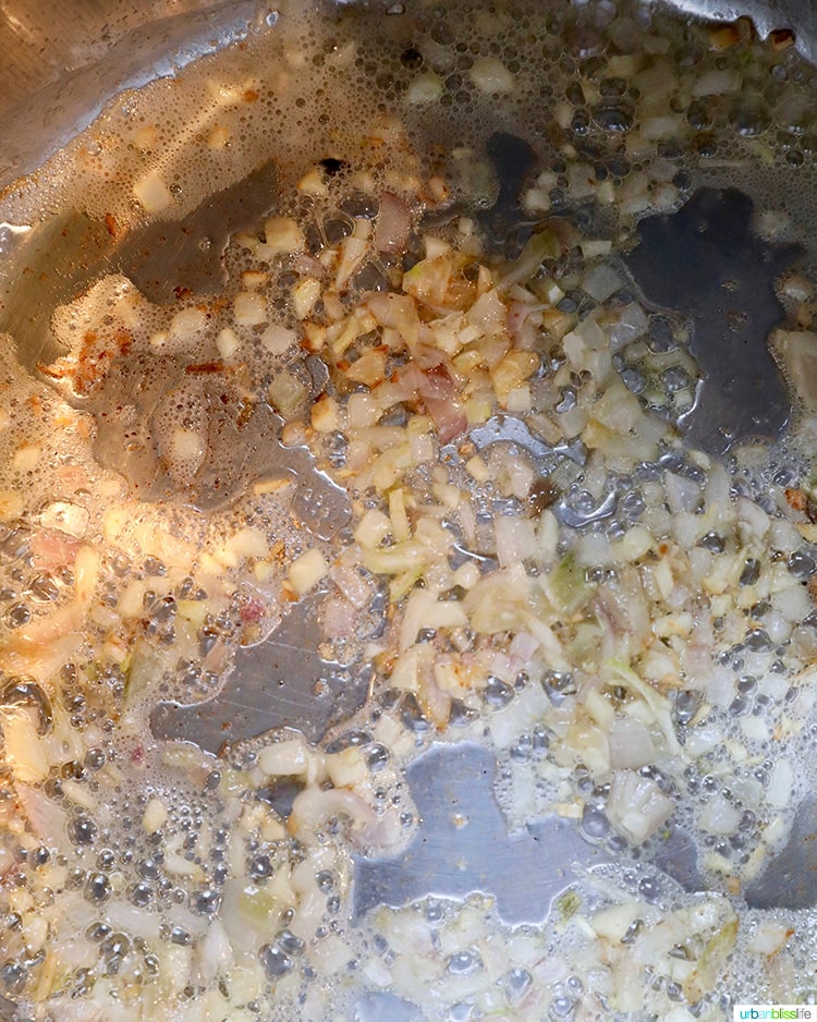 sauteeing onions in instant pot