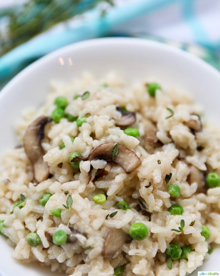 Instant Pot Mushroom Risotto