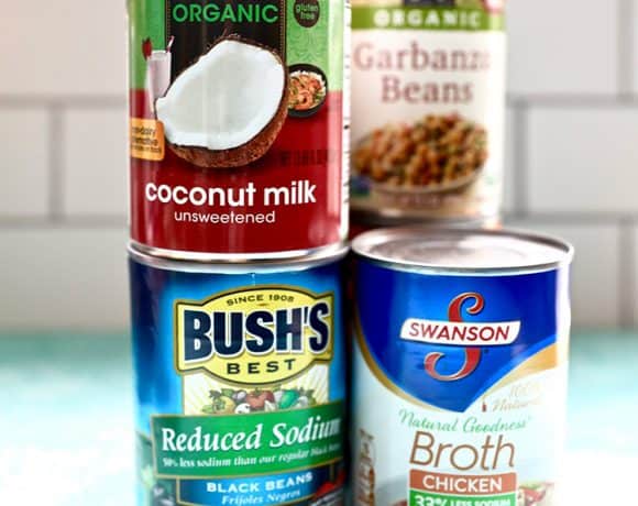 canned goods for pantry