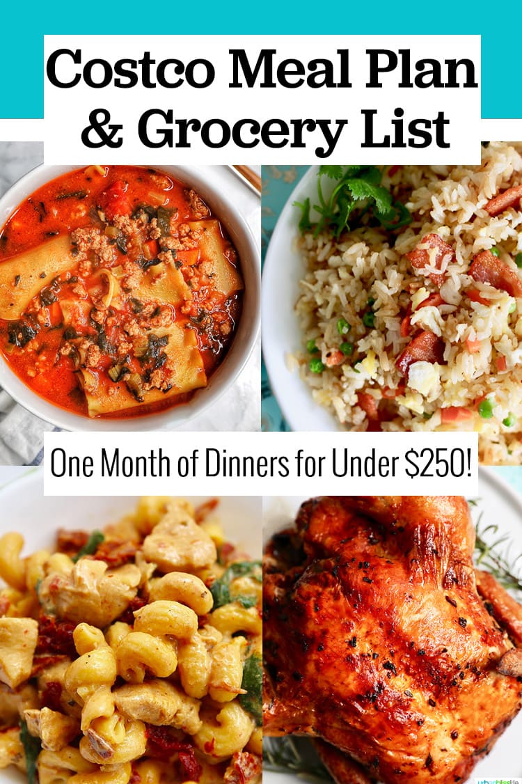 Costco meal planning