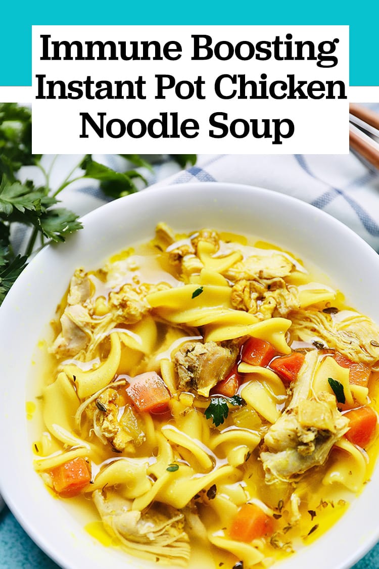 Instant Pot Chicken Noodle Soup