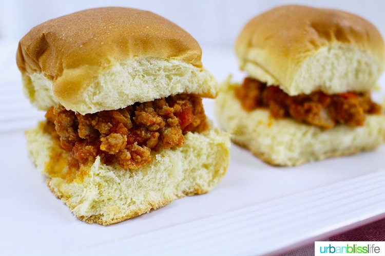 Sloppy Joe Sliders
