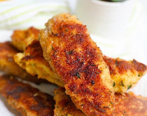 Breaded Chicken Tenders: a family friendly dinner idea