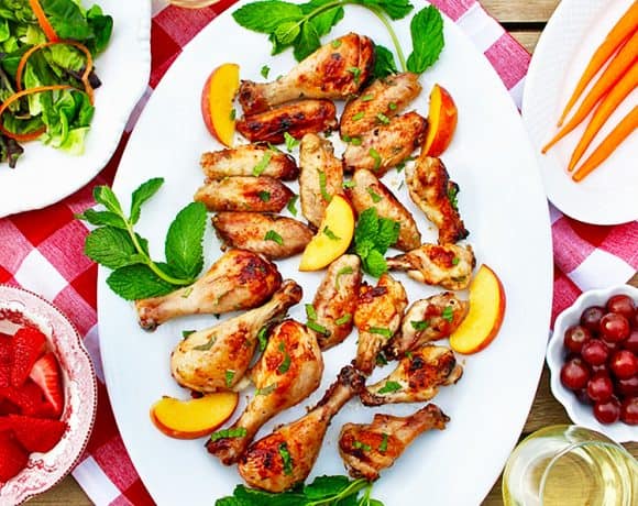 summer food and wine pairings: chicken and wine