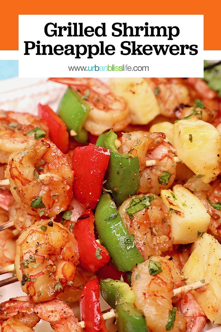 grilled shrimp pineapple skewers